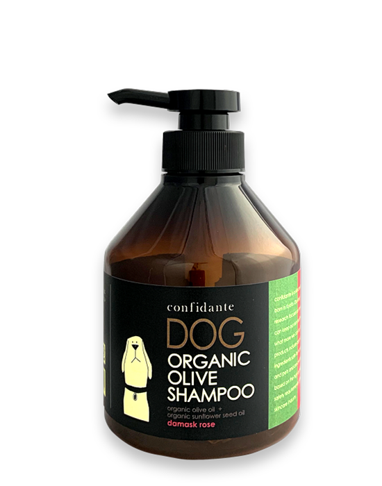 Dog Shampoo olive damask rose
